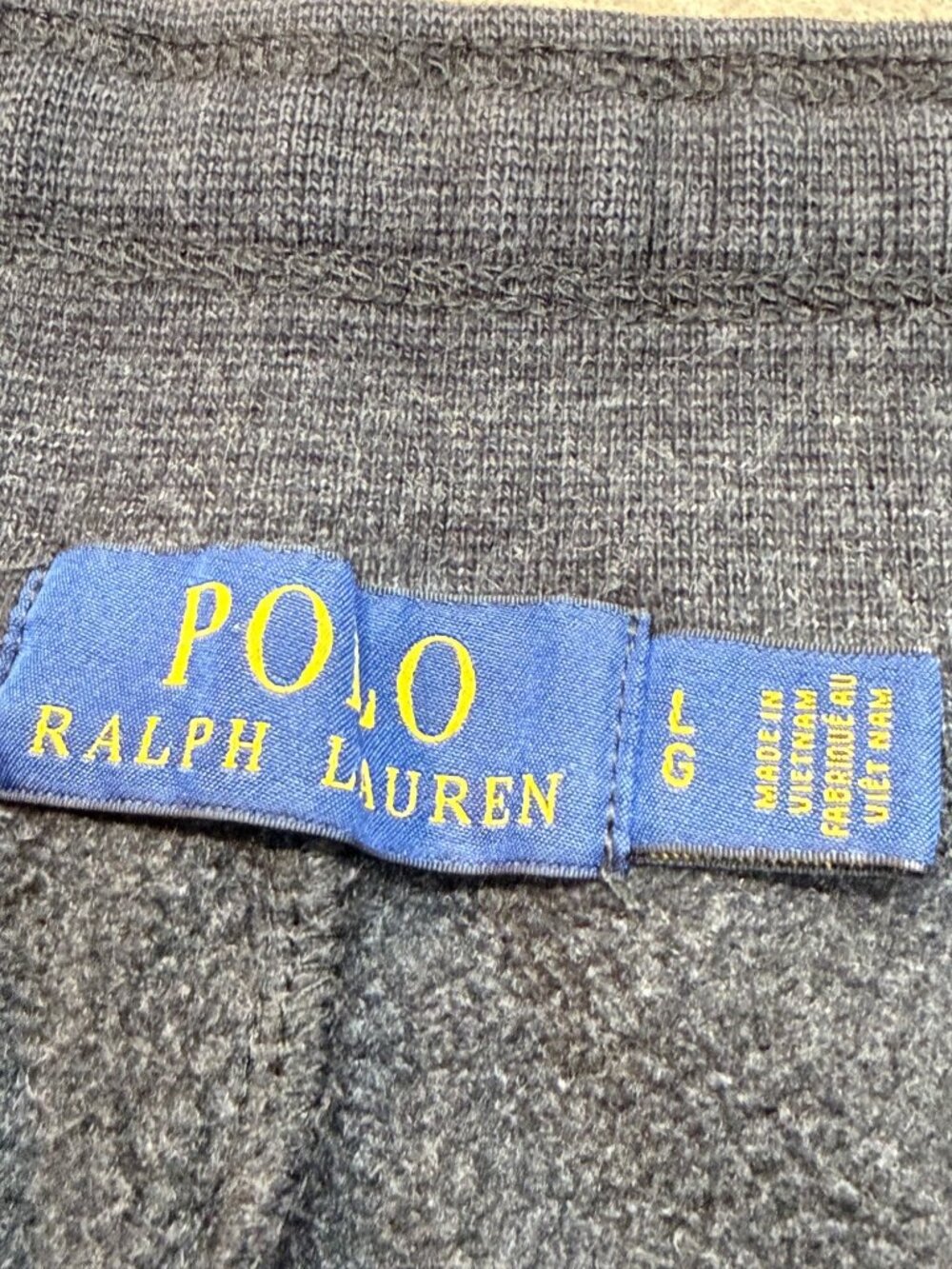 Polo Ralph Lauren Charcoal Grey Pull On Men's Activewear Sweatpants Size Large - Picture 5 of 6